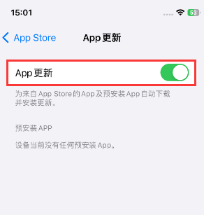 北海街道苹果15维修中心如何让iPhone15APP自动更新